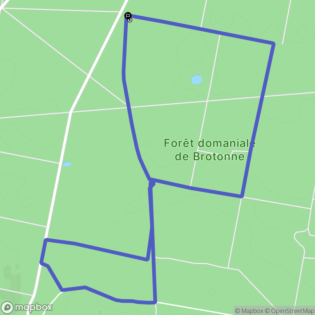 Arelaune-en-Seine : carte du parcours de randonnée - France