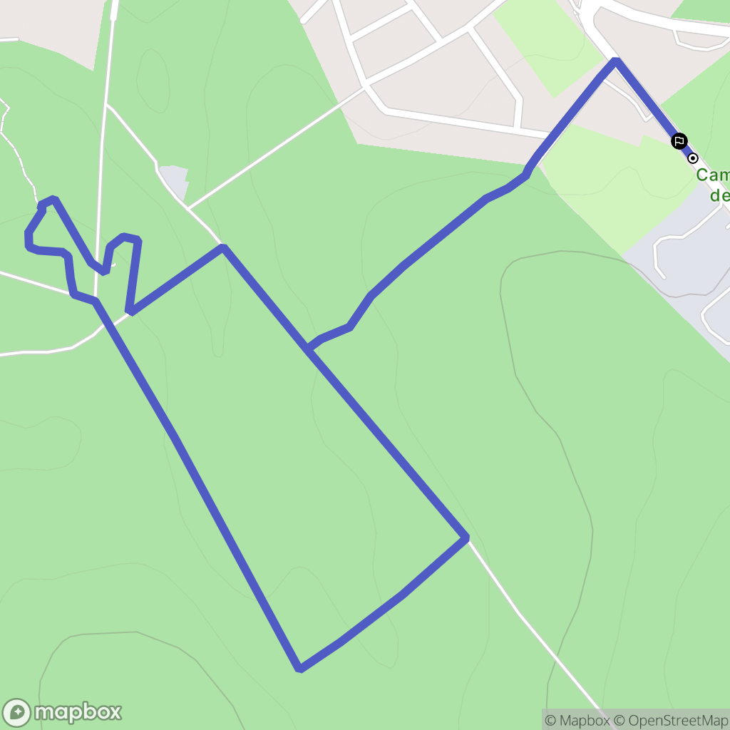 Bulgnéville : carte du parcours de randonnée - France