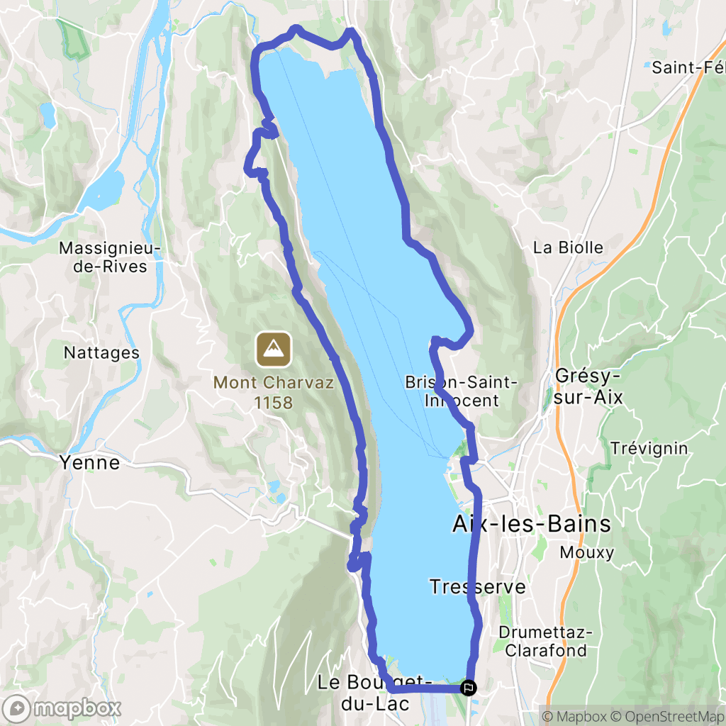 Viviers-du-Lac: routekaart voor buitenactiviteiten - France
