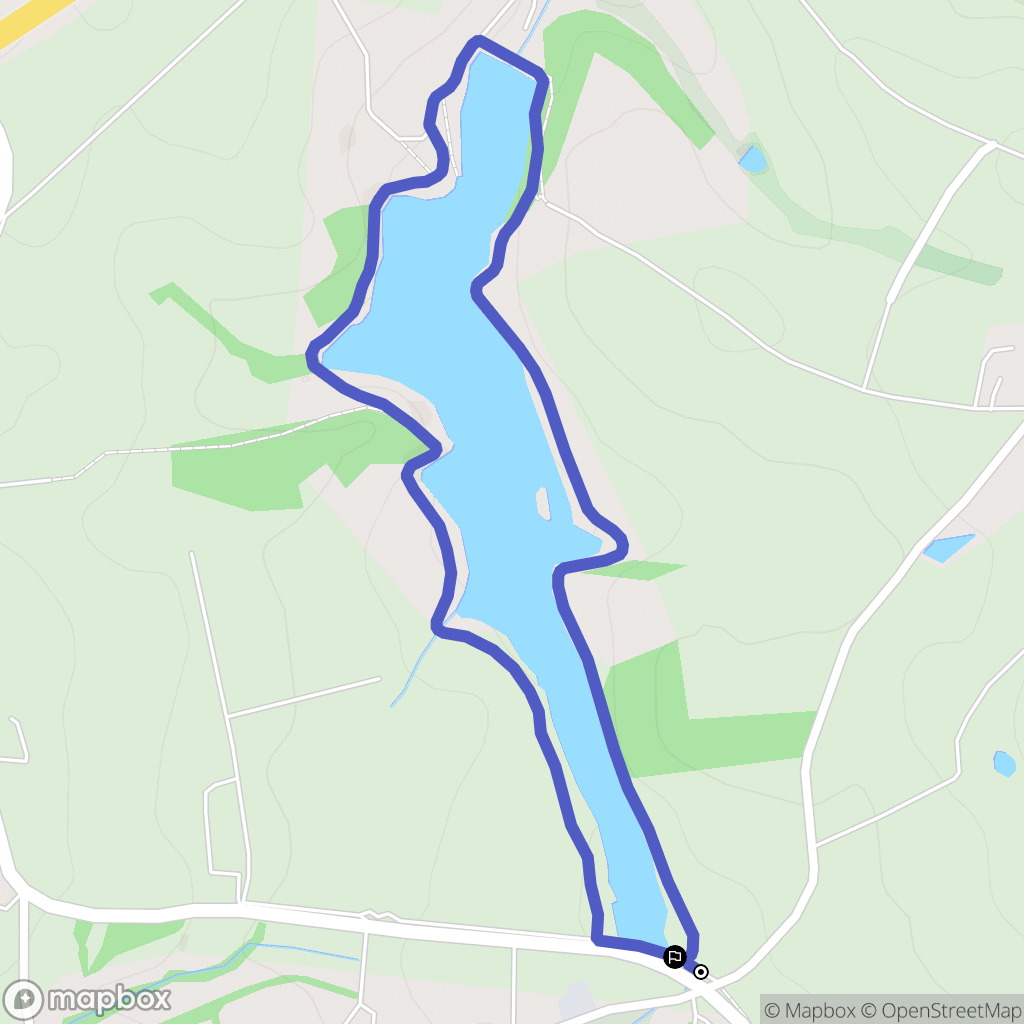 Luc-la-Primaube : carte du parcours de randonnée - France