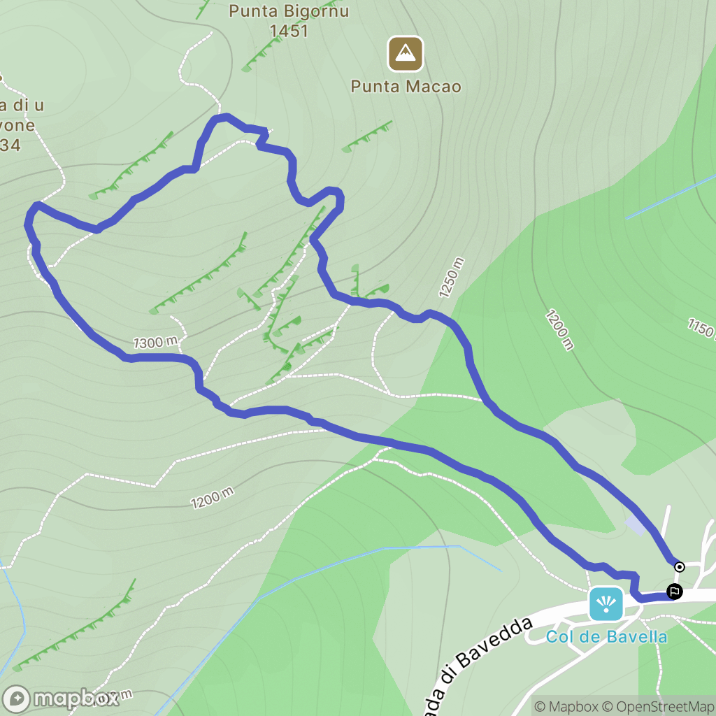 Bavella: routekaart voor buitenactiviteiten - France