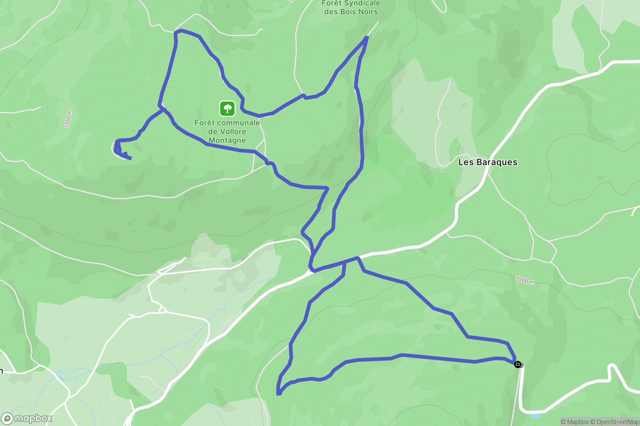 Noirétable: routekaart voor buitenactiviteiten - France