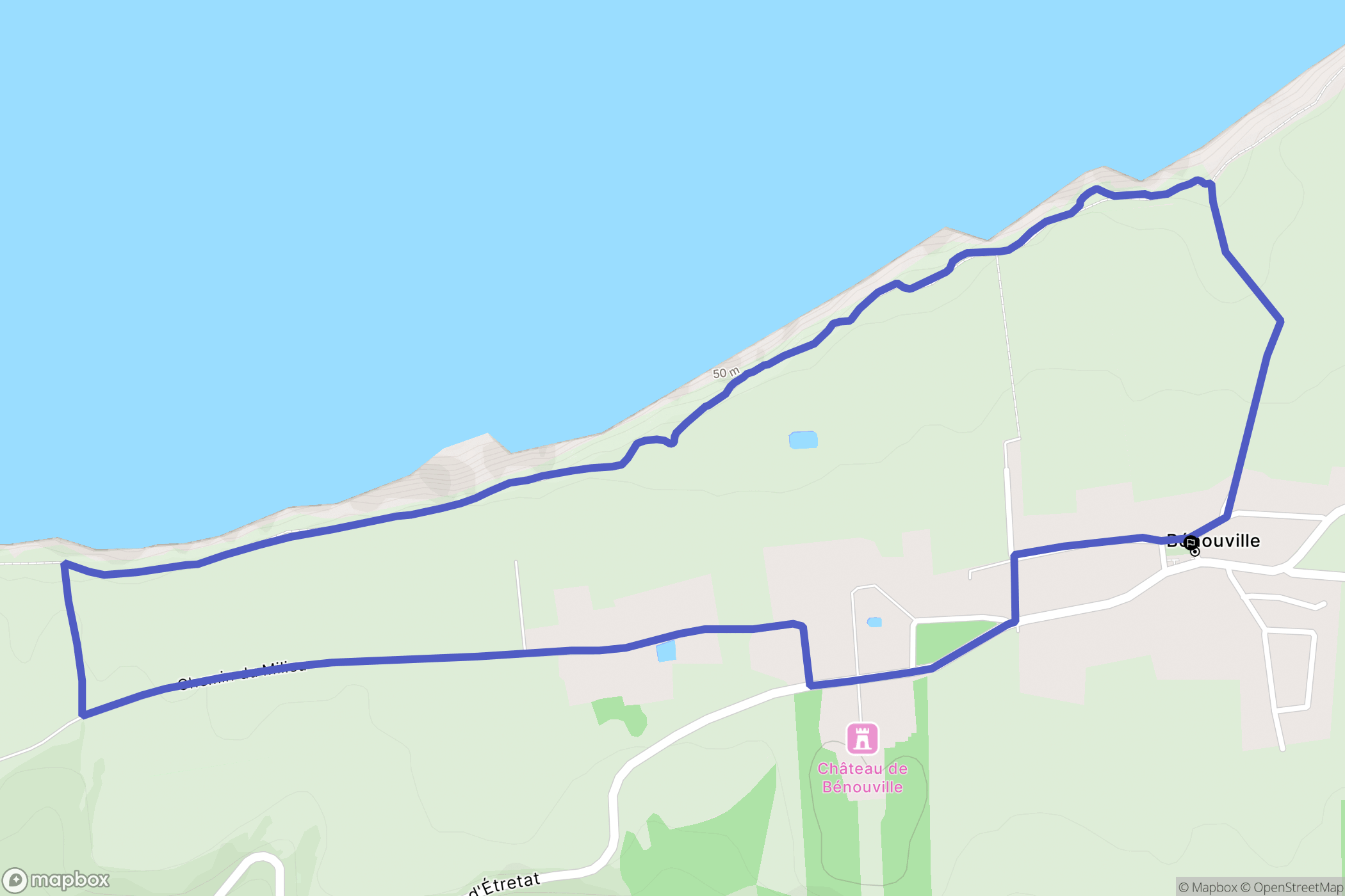Bénouville: routekaart voor buitenactiviteiten - France