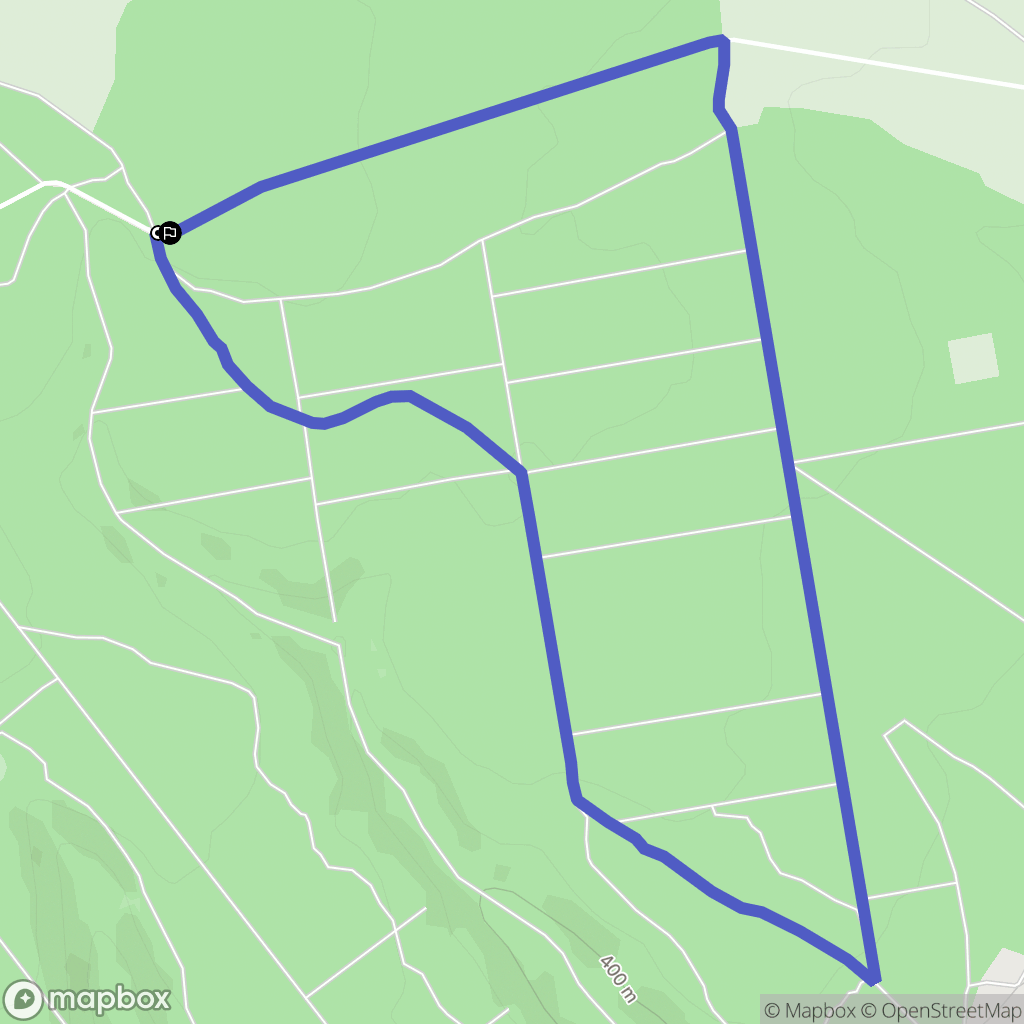 Chaignay : carte du parcours de randonnée - France