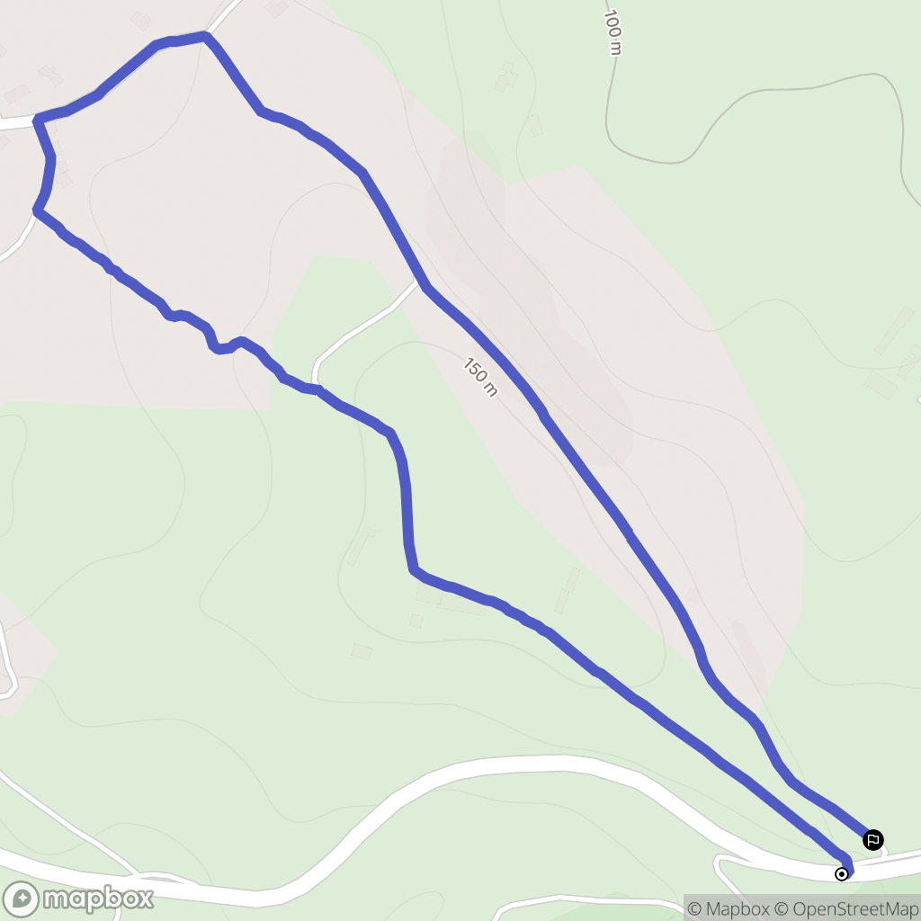 Saint-Pargoire : carte du parcours de randonnée - France