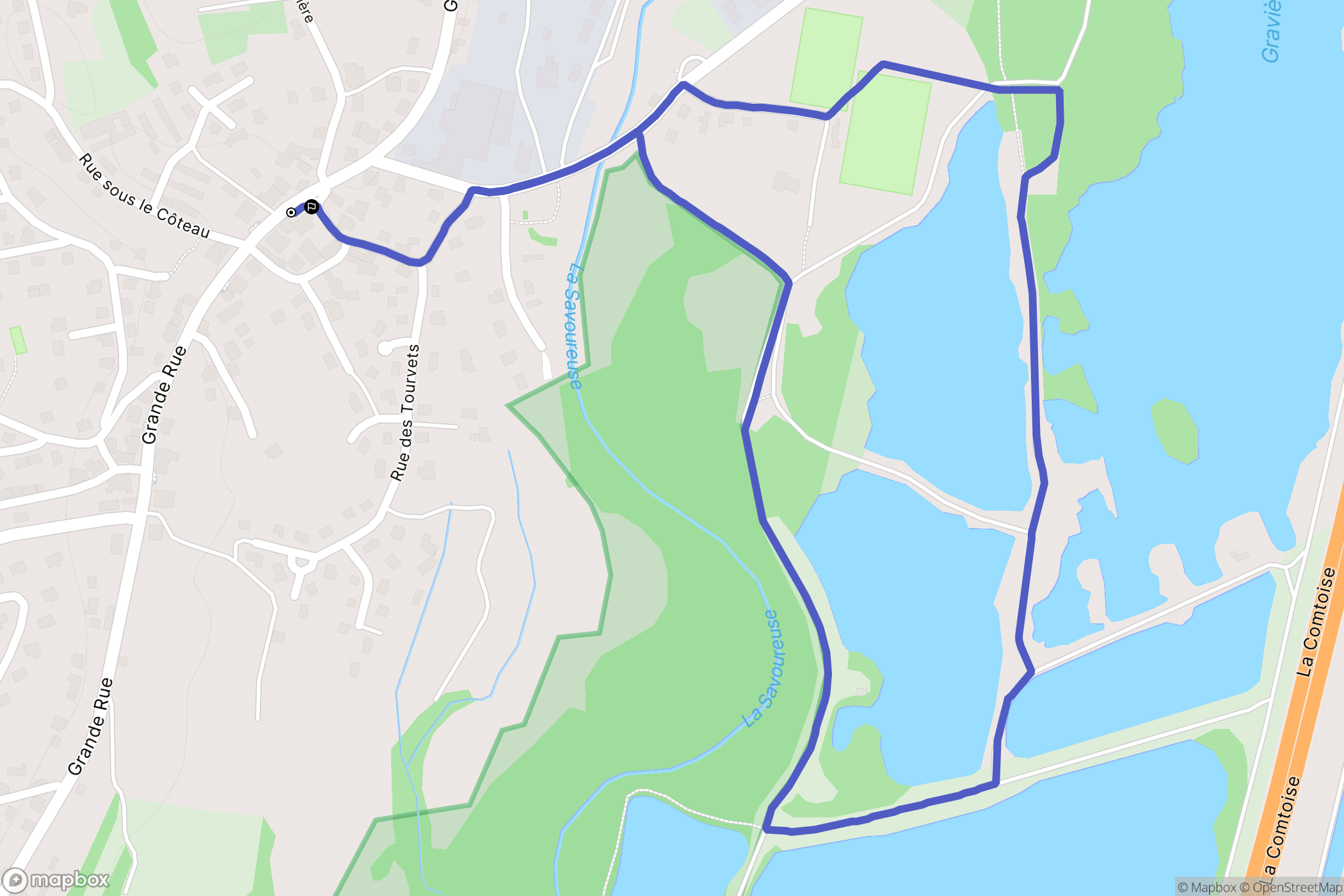 Nommay : carte du parcours de randonnée - France