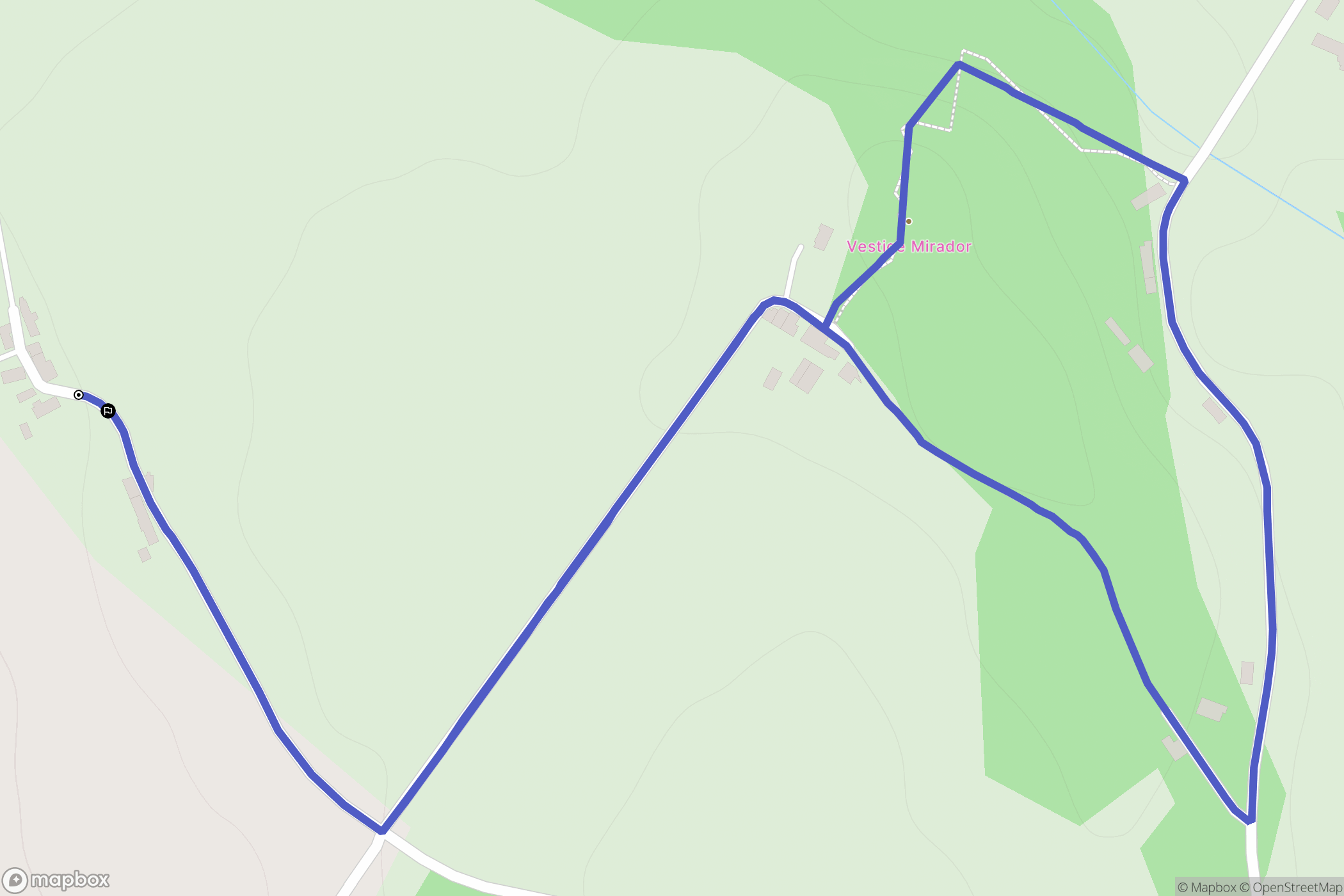 Melle : carte du parcours de randonnée - France