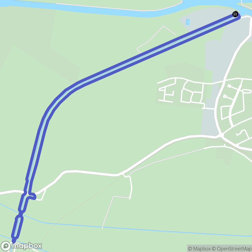 Marans : carte du parcours de randonnée - France