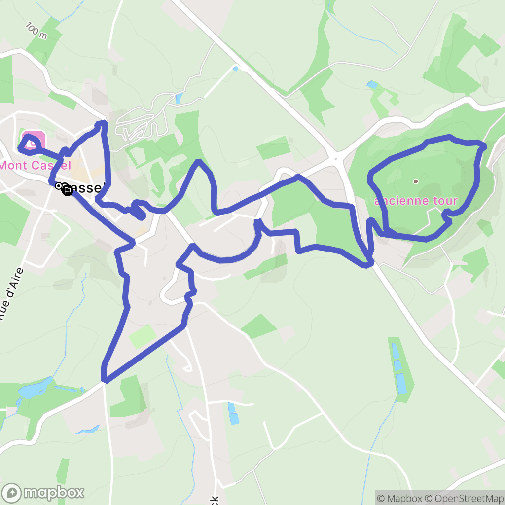 Cassel: routekaart voor buitenactiviteiten - France