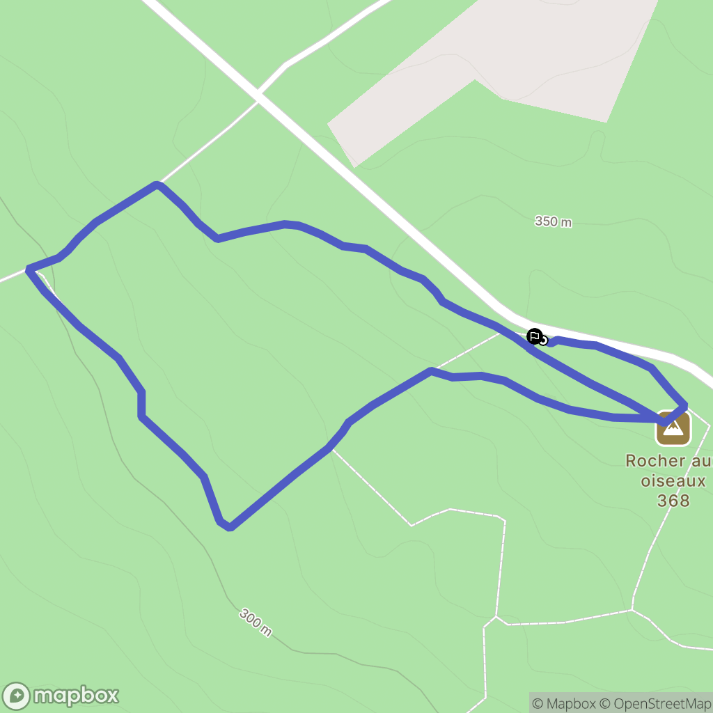 Montrollet : carte du parcours de randonnée - France