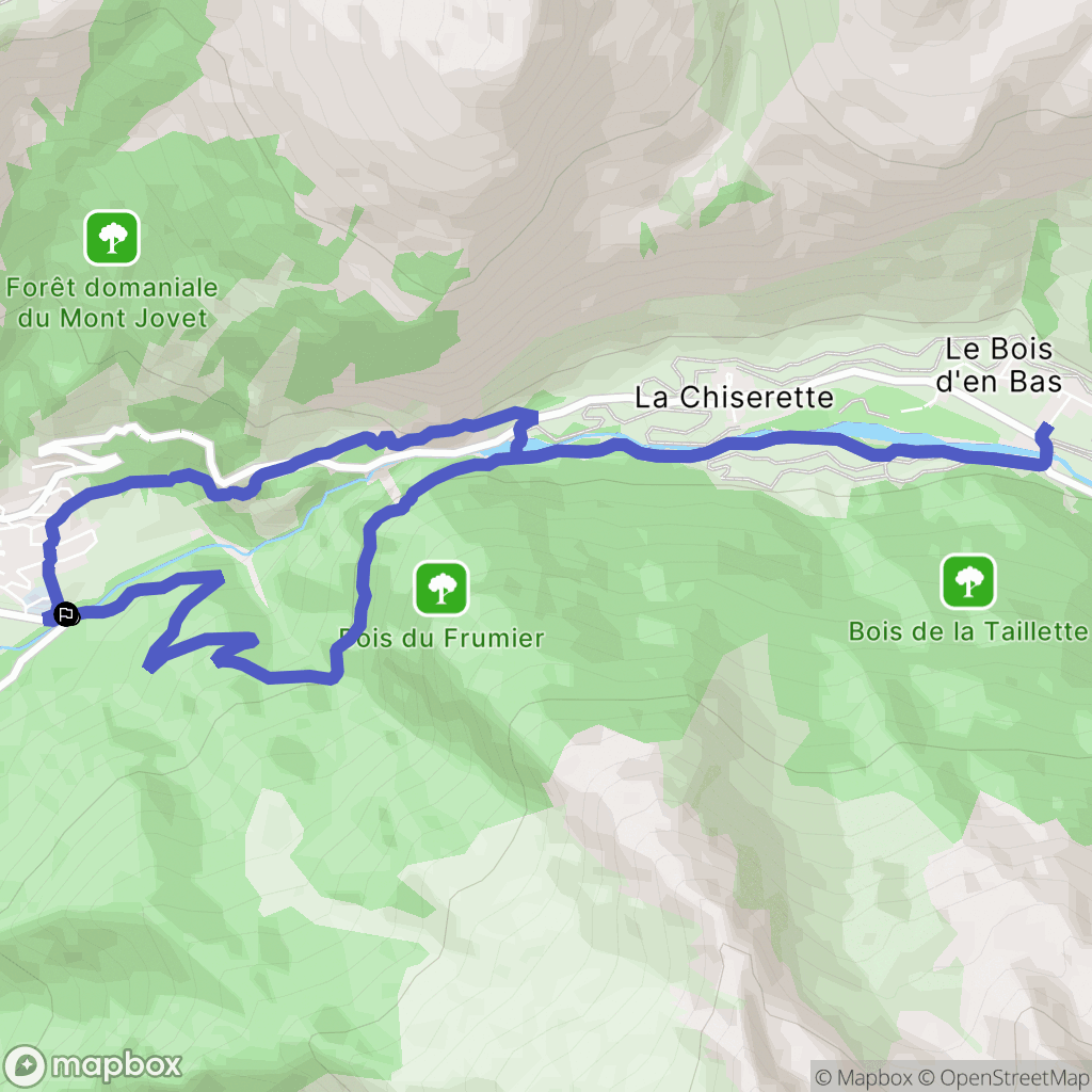 Champagny-en-Vanoise: routekaart voor buitenactiviteiten - France