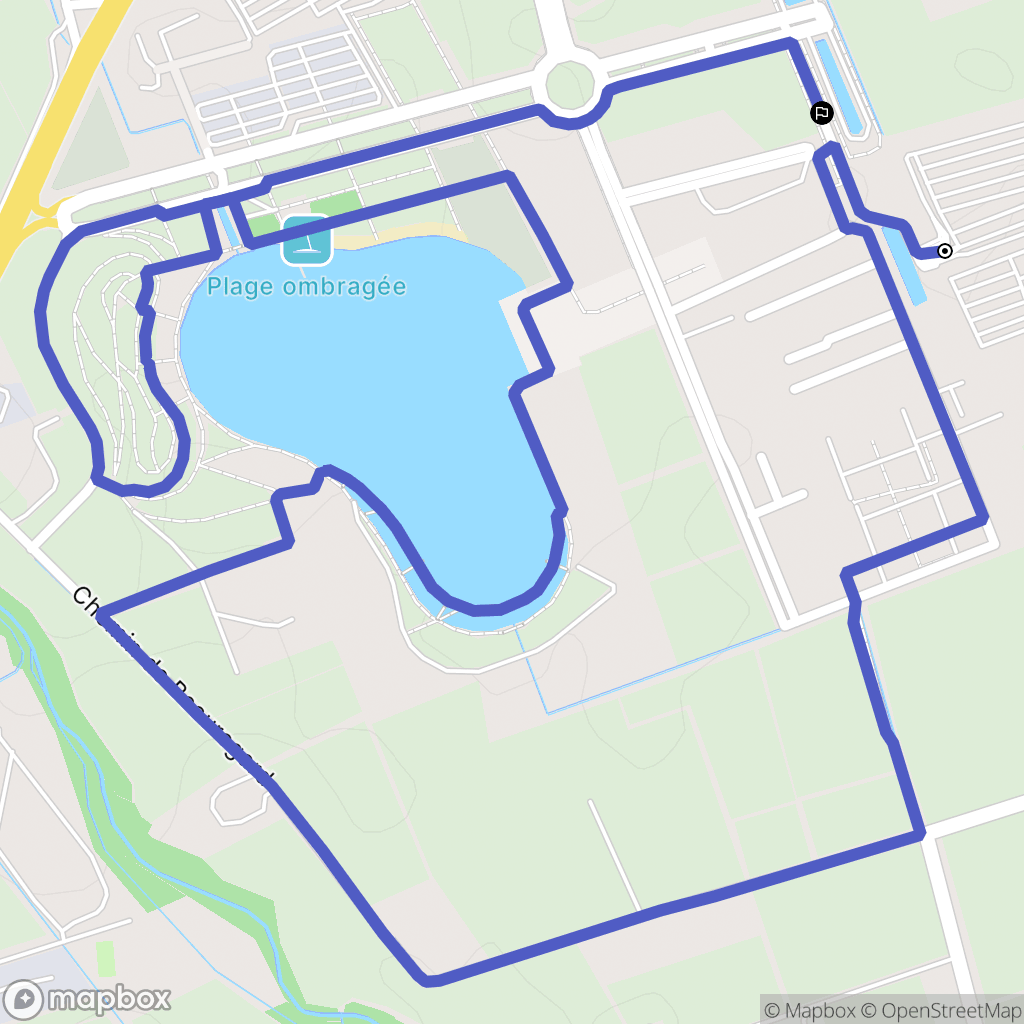 Monteux : carte du parcours de randonnée - France