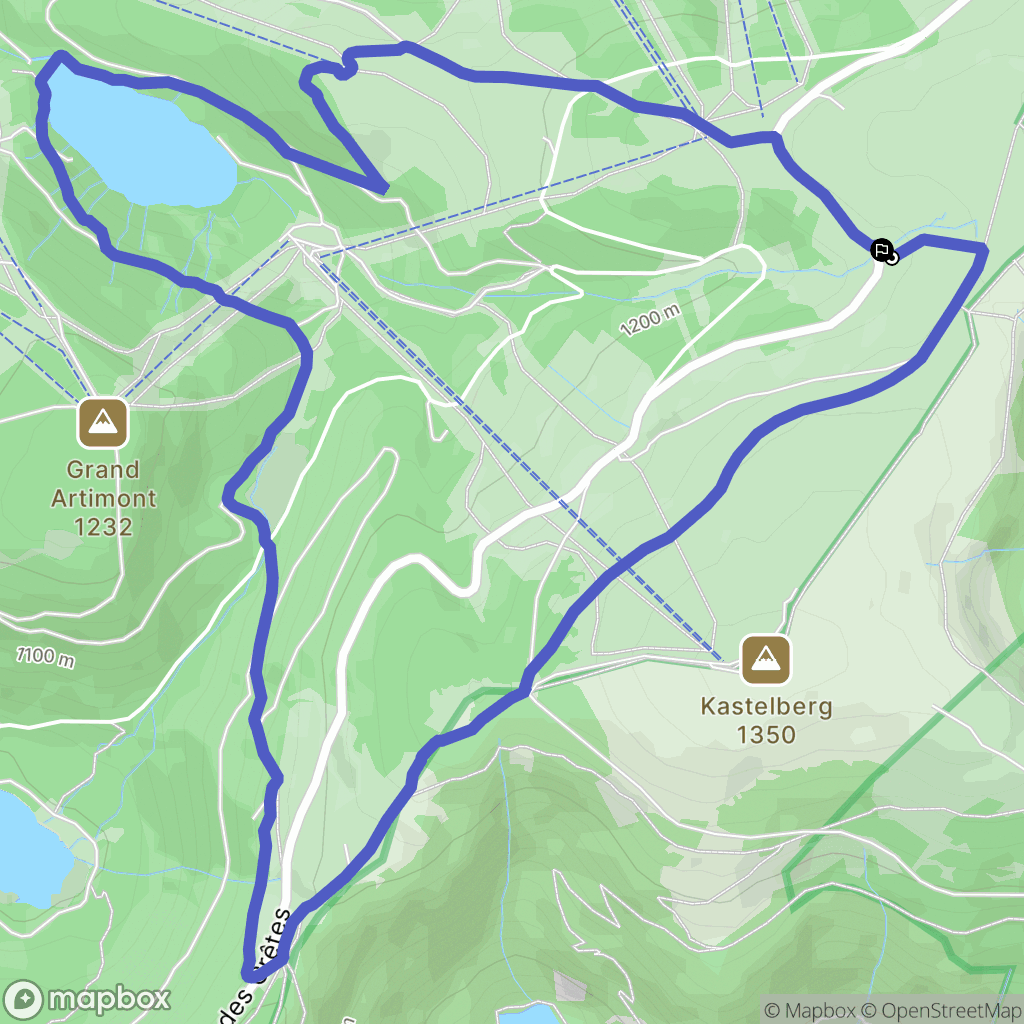La Bresse: routekaart voor buitenactiviteiten - France