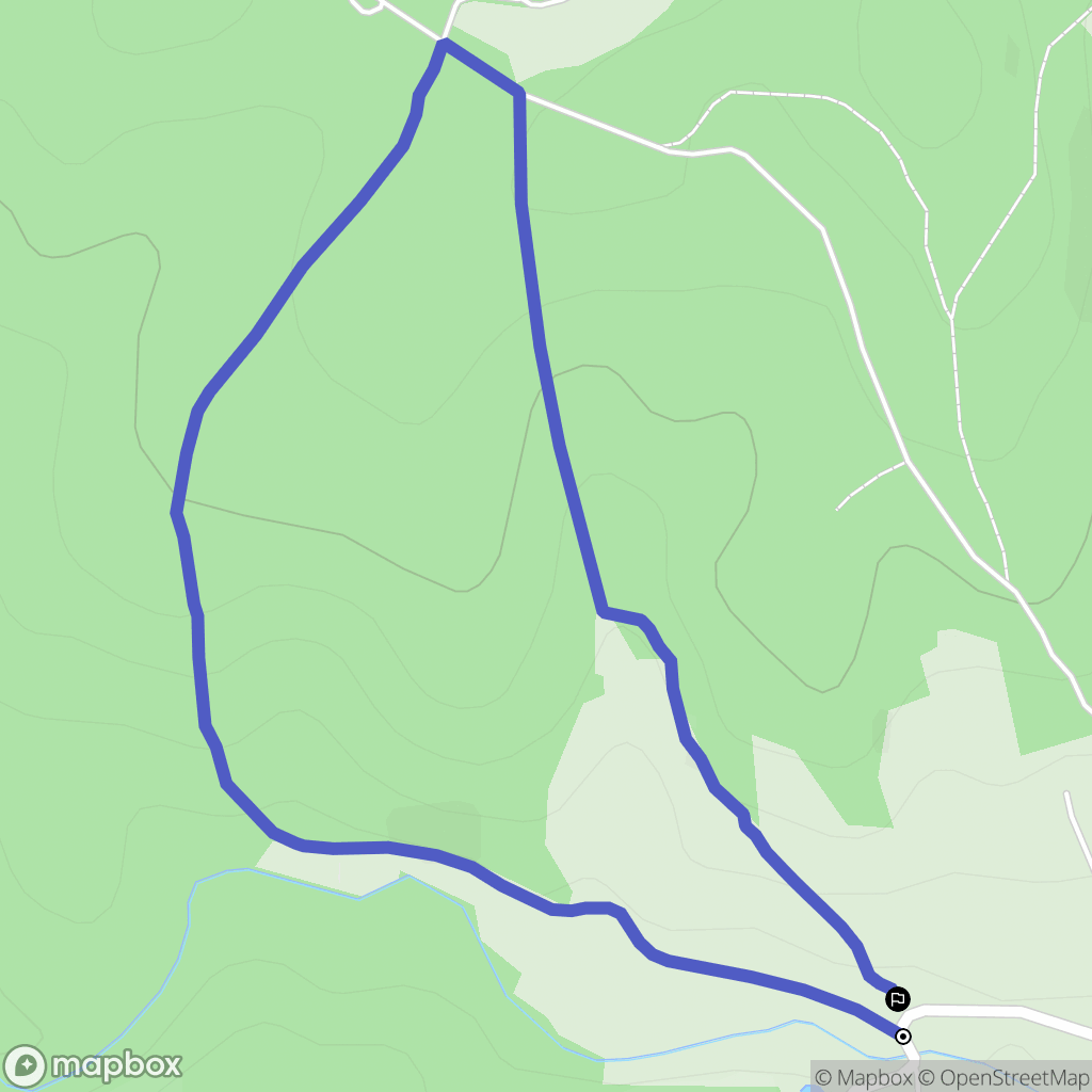 Sainte-Sigolène : carte du parcours de randonnée - France