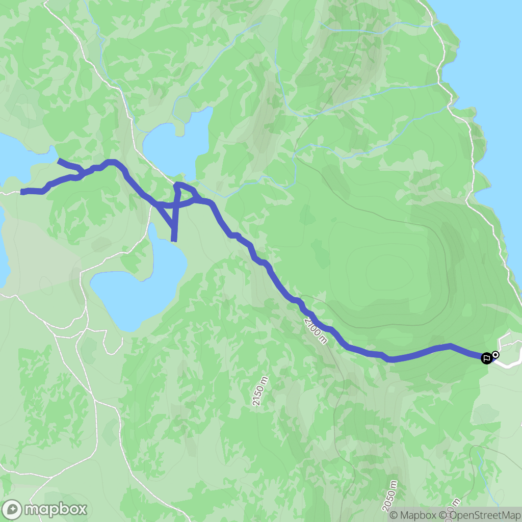 Angoustrine-Villeneuve-des-Escaldes : carte du parcours de randonnée - France