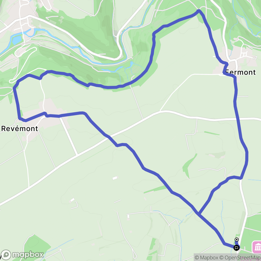 Viviers-sur-Chiers : carte du parcours de randonnée - France