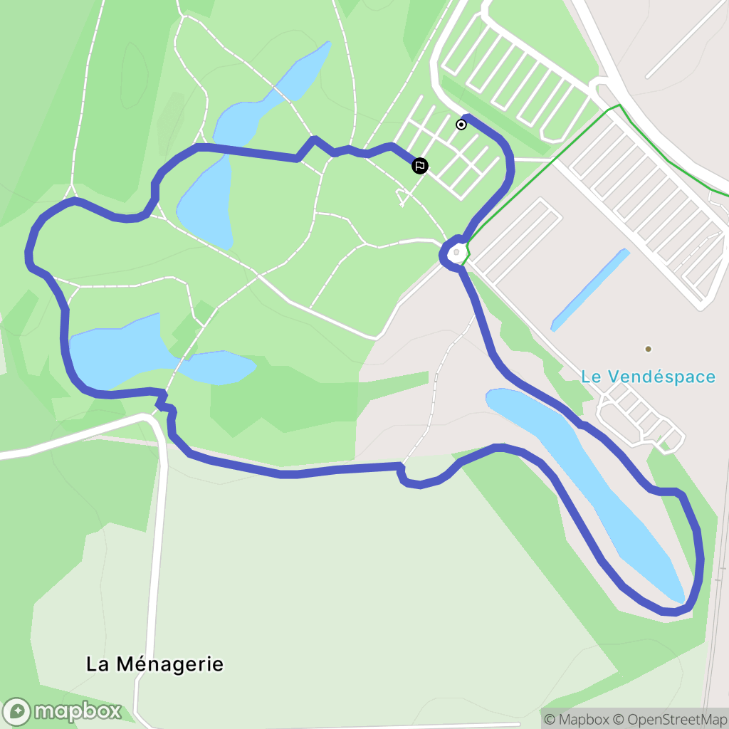 Mouilleron-le-Captif : carte du parcours de randonnée - France