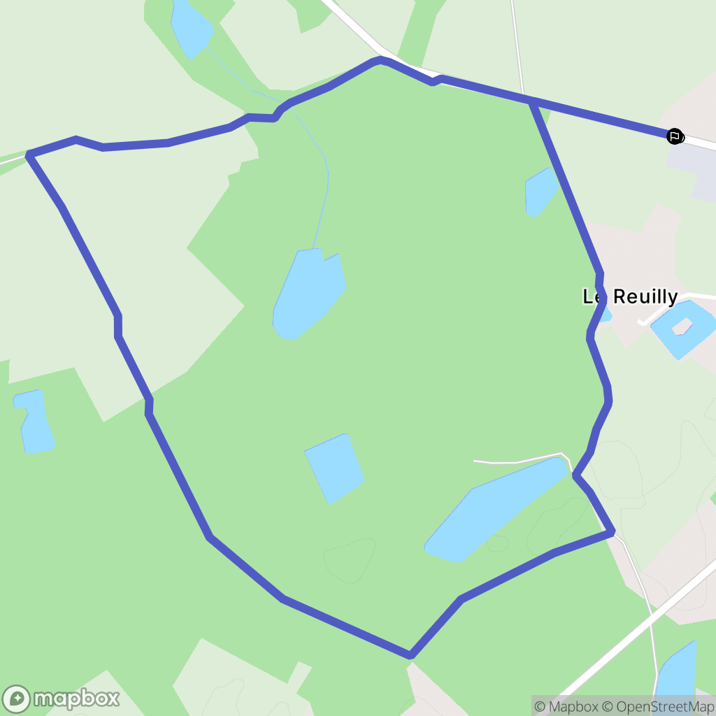 Pierrefitte-sur-Sauldre : carte du parcours de randonnée - France