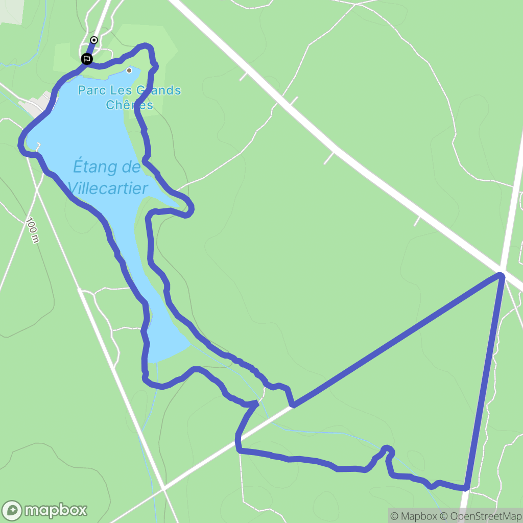 Bazouges-la-Pérouse : carte du parcours de randonnée - France