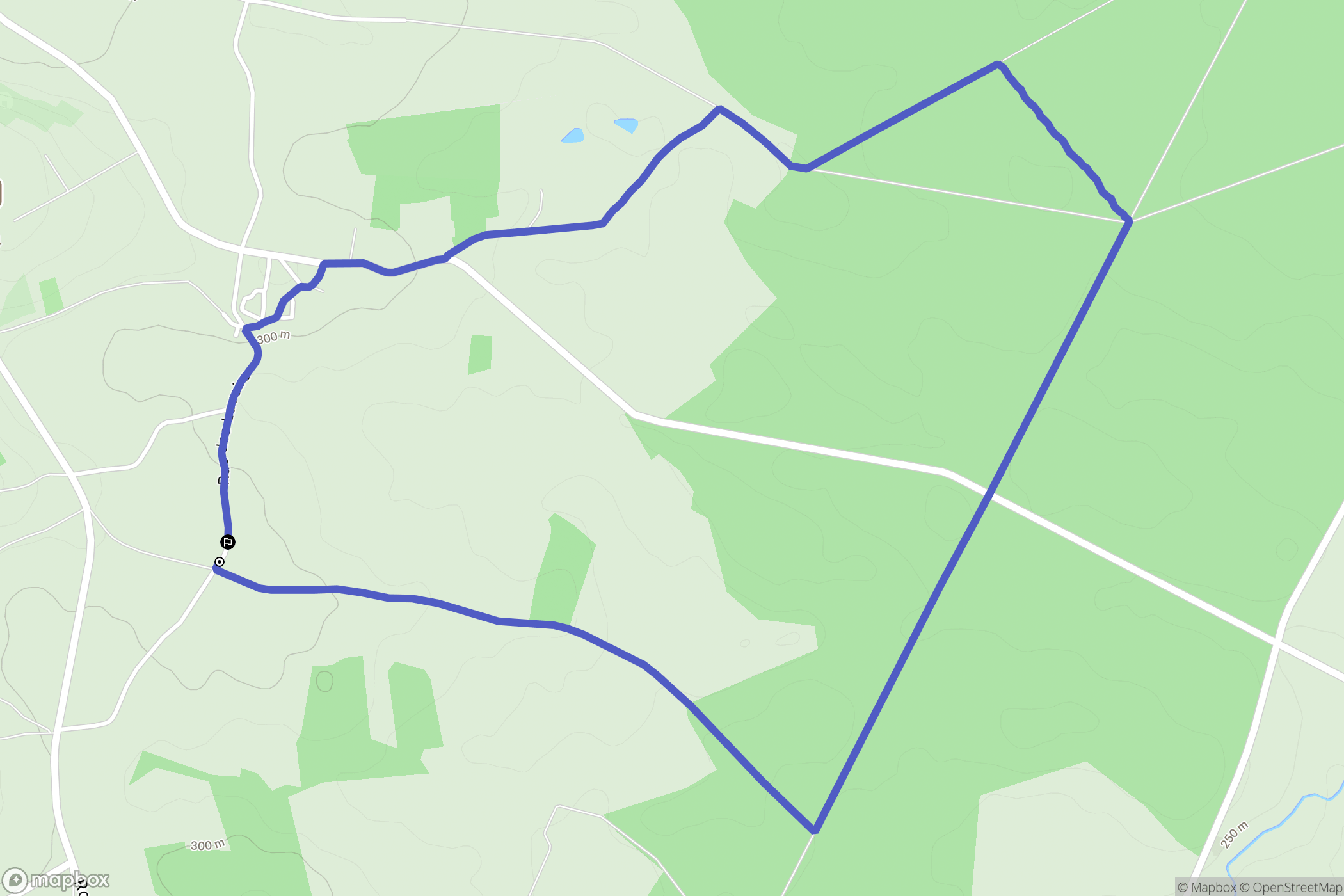 Châteauneuf-Val-de-Bargis : carte du parcours de randonnée - France