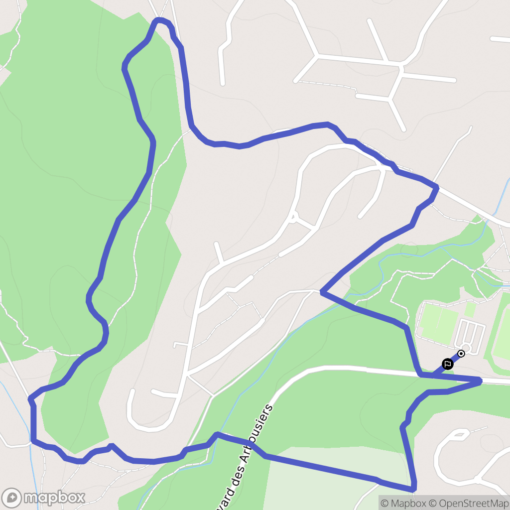 la Bouverie: routekaart voor buitenactiviteiten - France