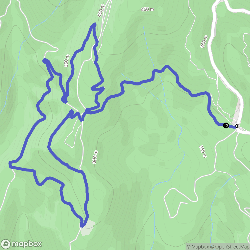 Mandelieu-la-Napoule : carte du parcours de randonnée - France
