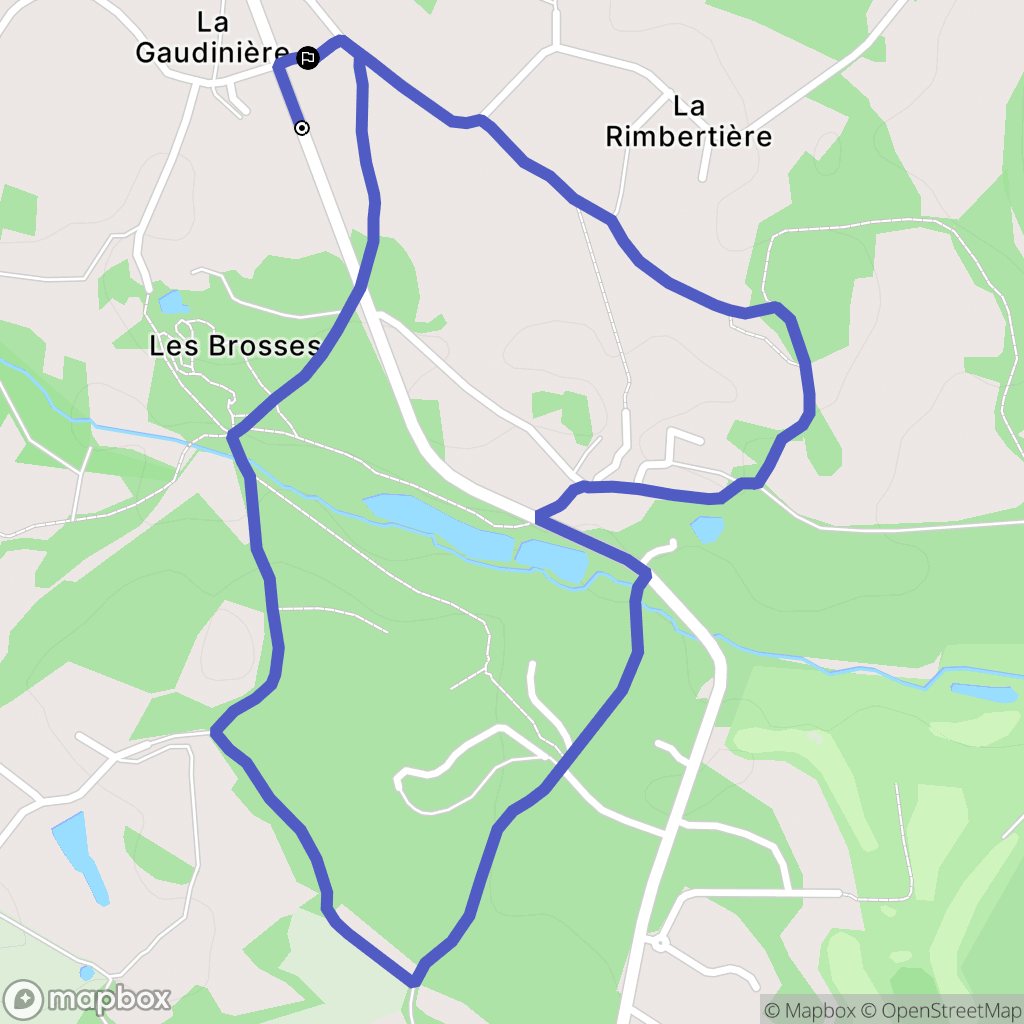 Vigneux-de-Bretagne : carte du parcours de randonnée - France