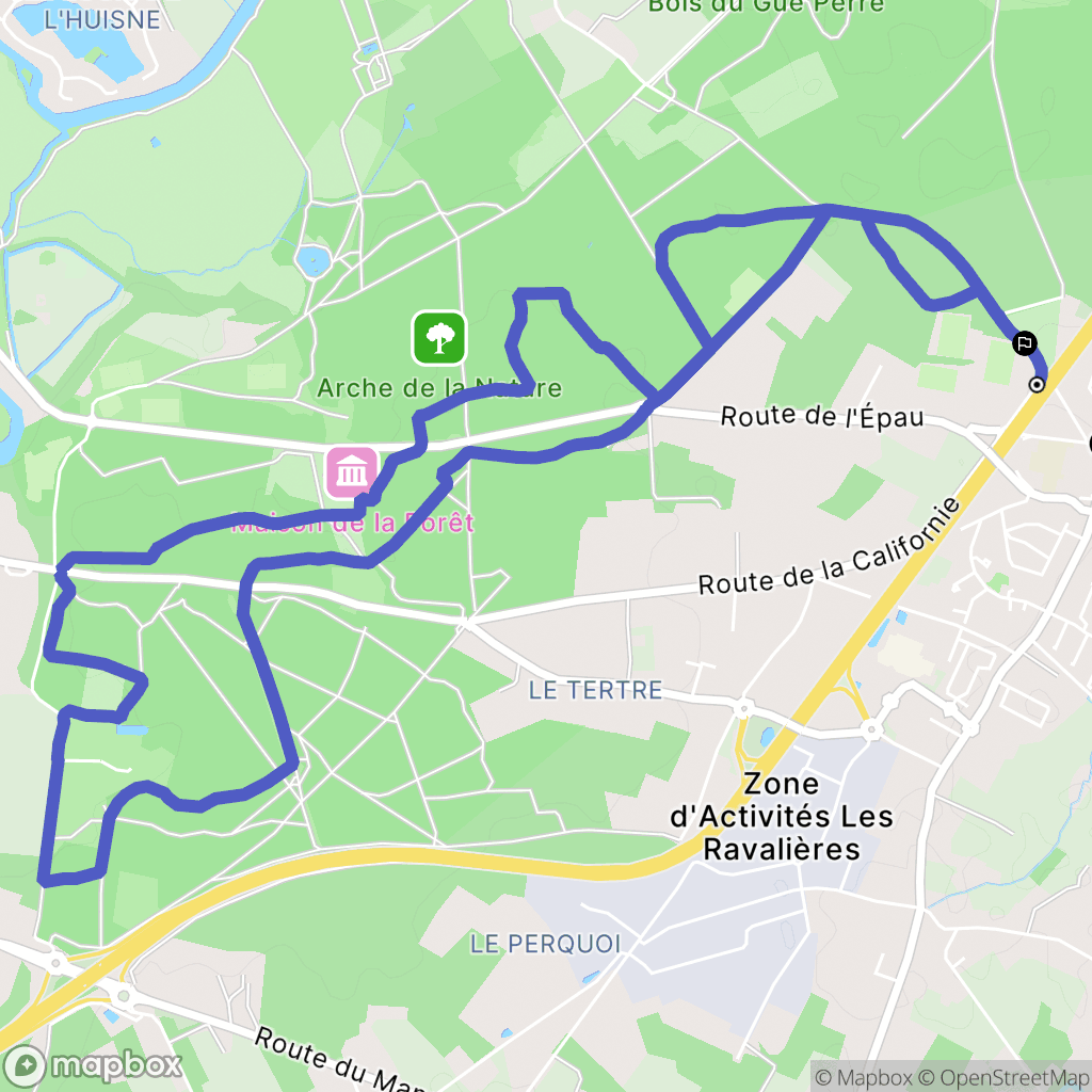 Changé: routekaart voor buitenactiviteiten - France
