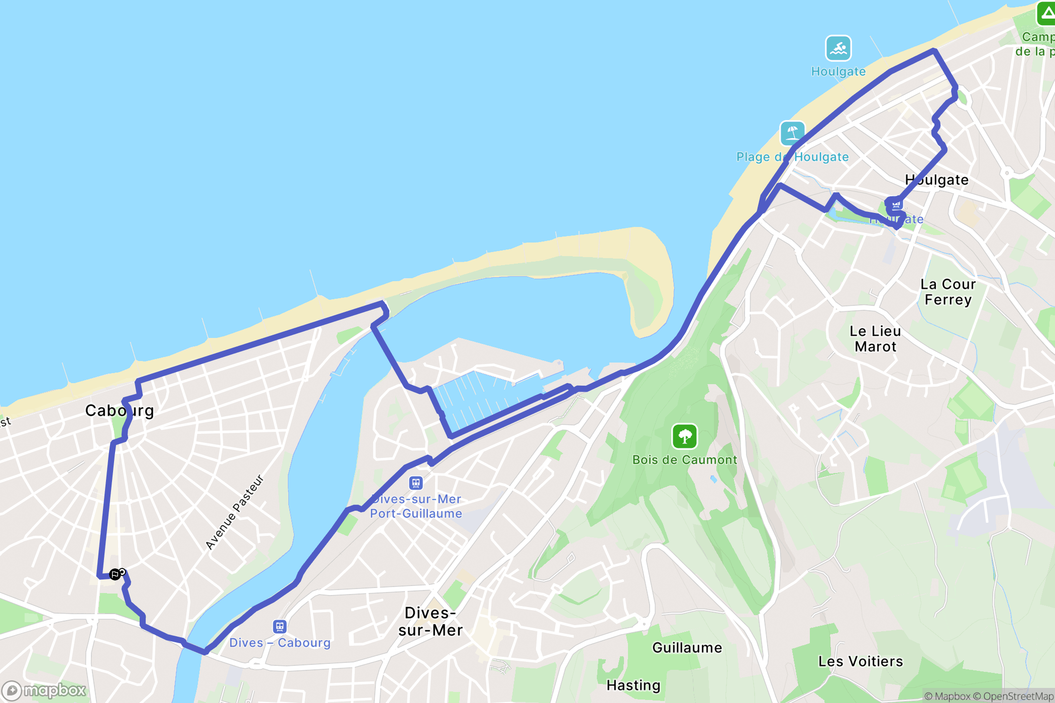 Cabourg: routekaart voor buitenactiviteiten - France