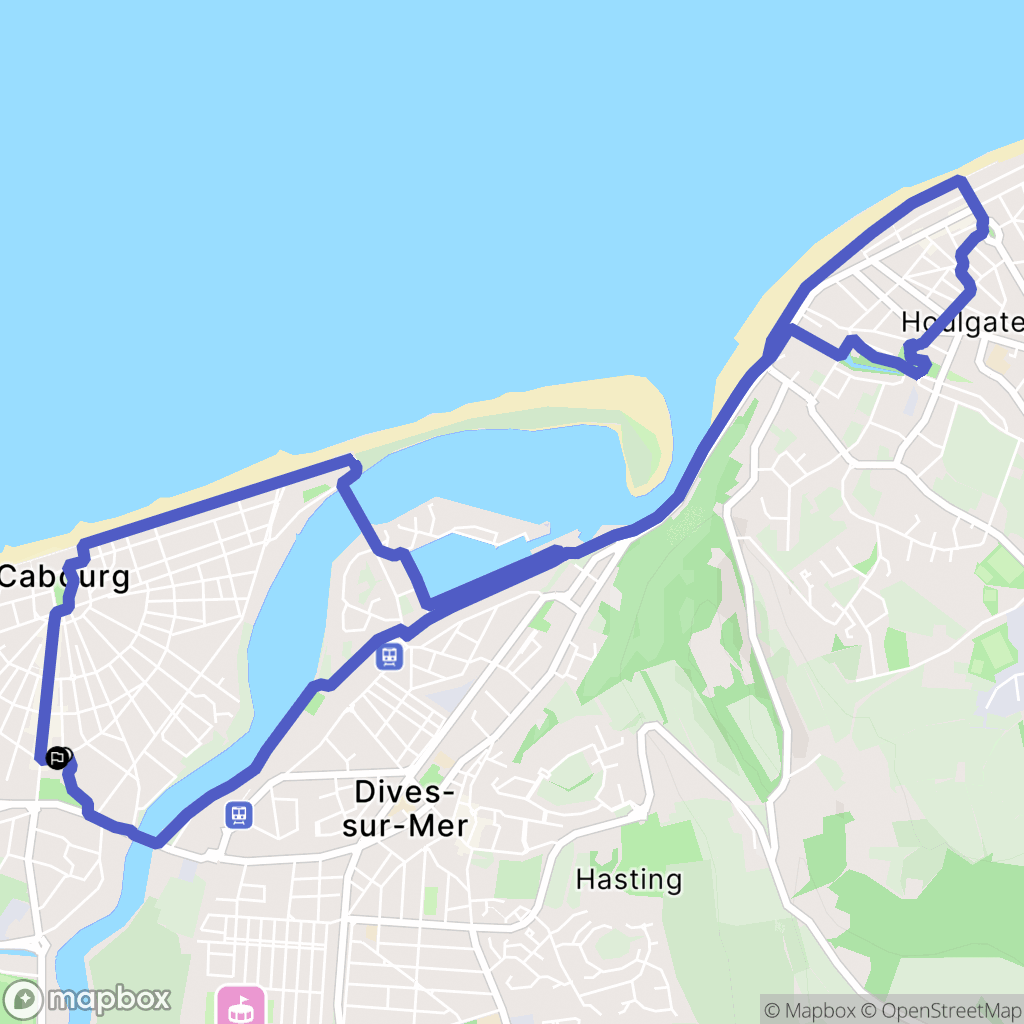 Cabourg: routekaart voor buitenactiviteiten - France