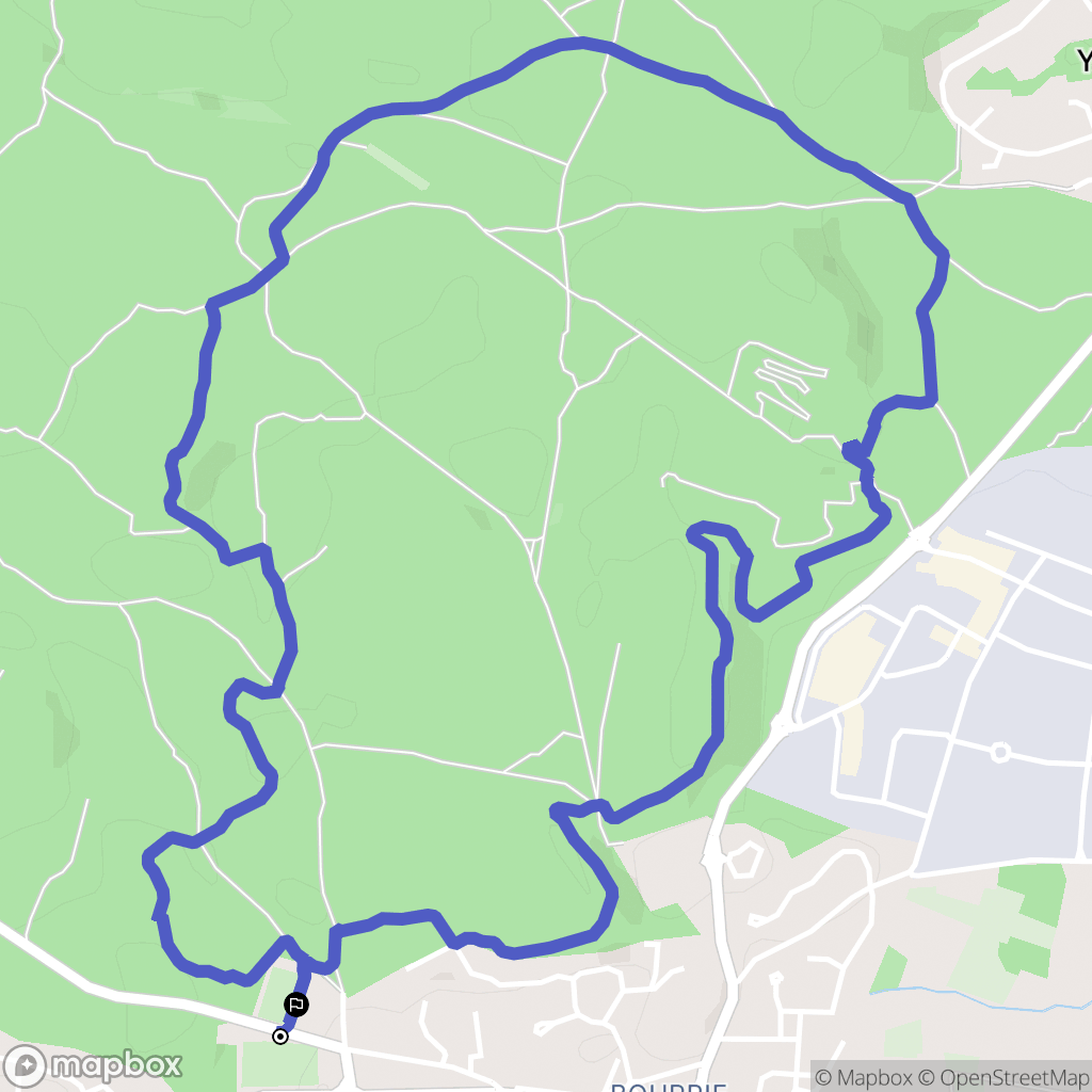 Soorts-Hossegor : carte du parcours de randonnée - France