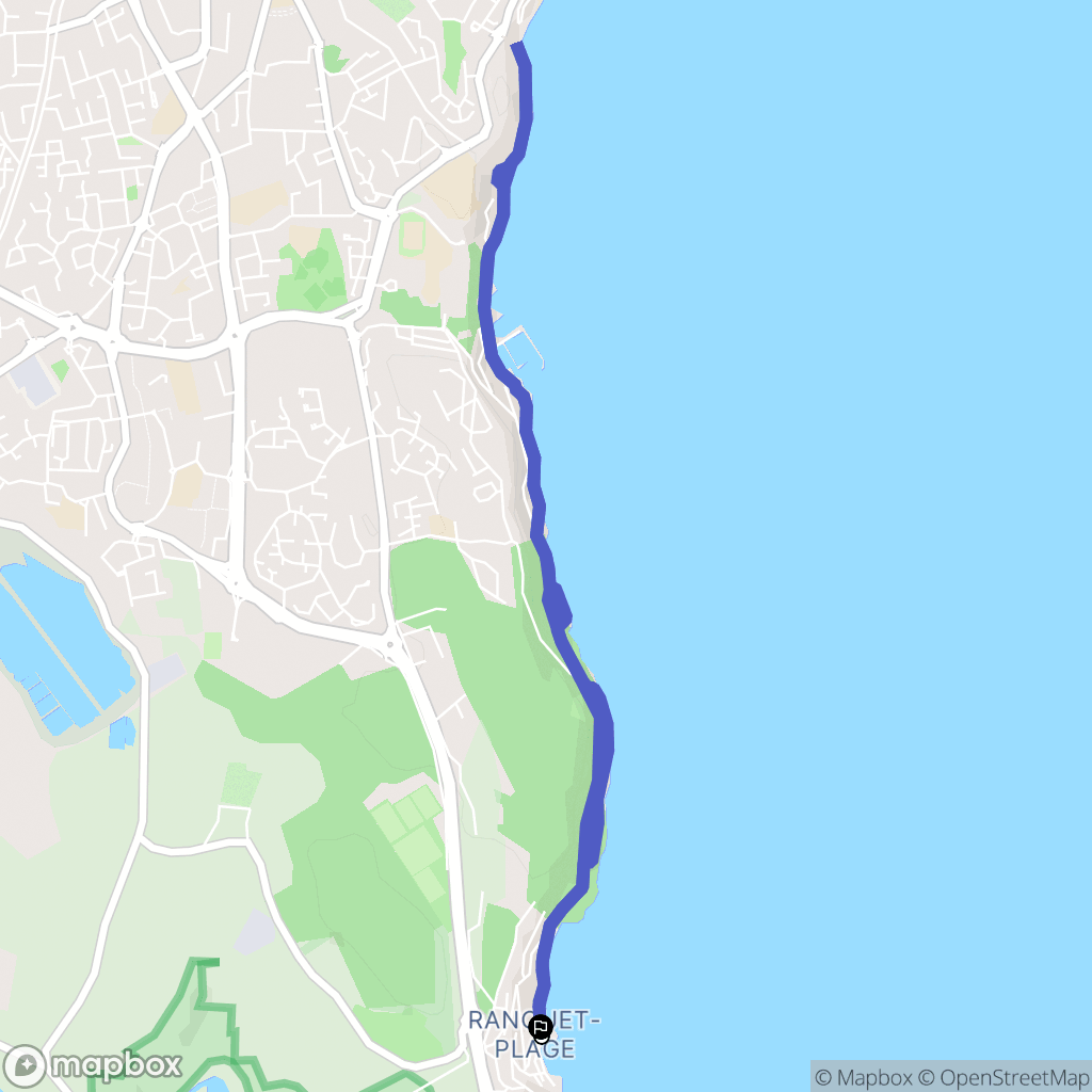 Istres : carte du parcours de randonnée - France
