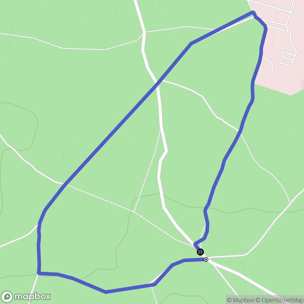 Antonne-et-Trigonant : carte du parcours de randonnée - France