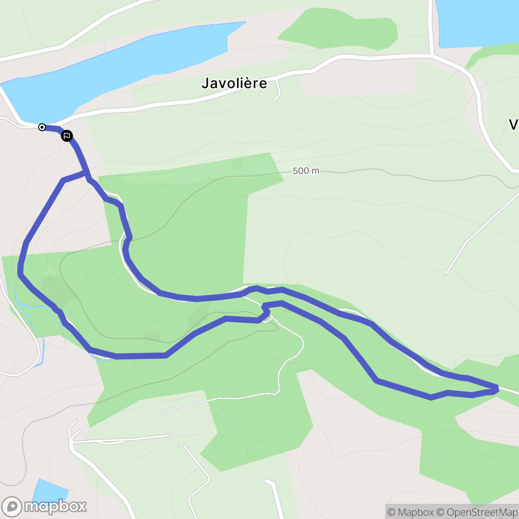 Saint-Victor-de-Cessieu : carte du parcours de randonnée - France