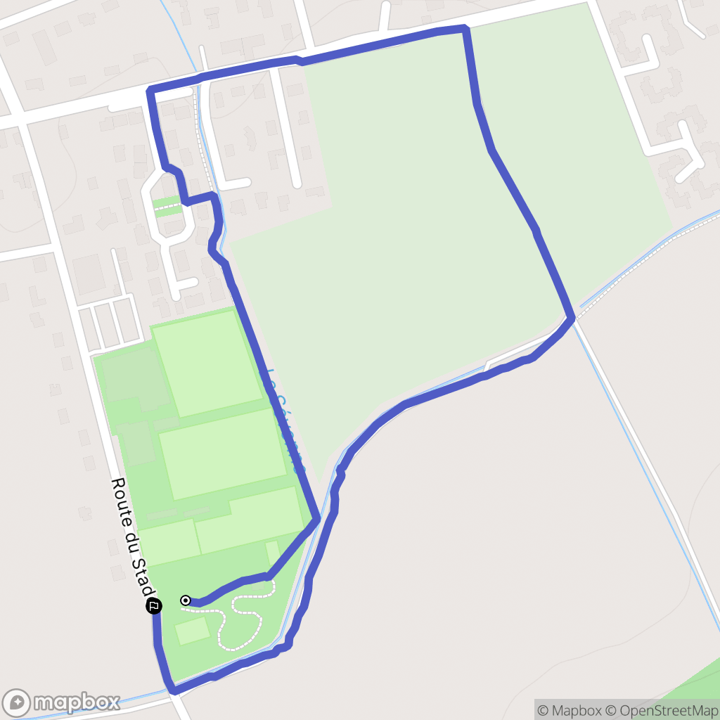 Saint-Just-Chaleyssin : carte du parcours de randonnée - France