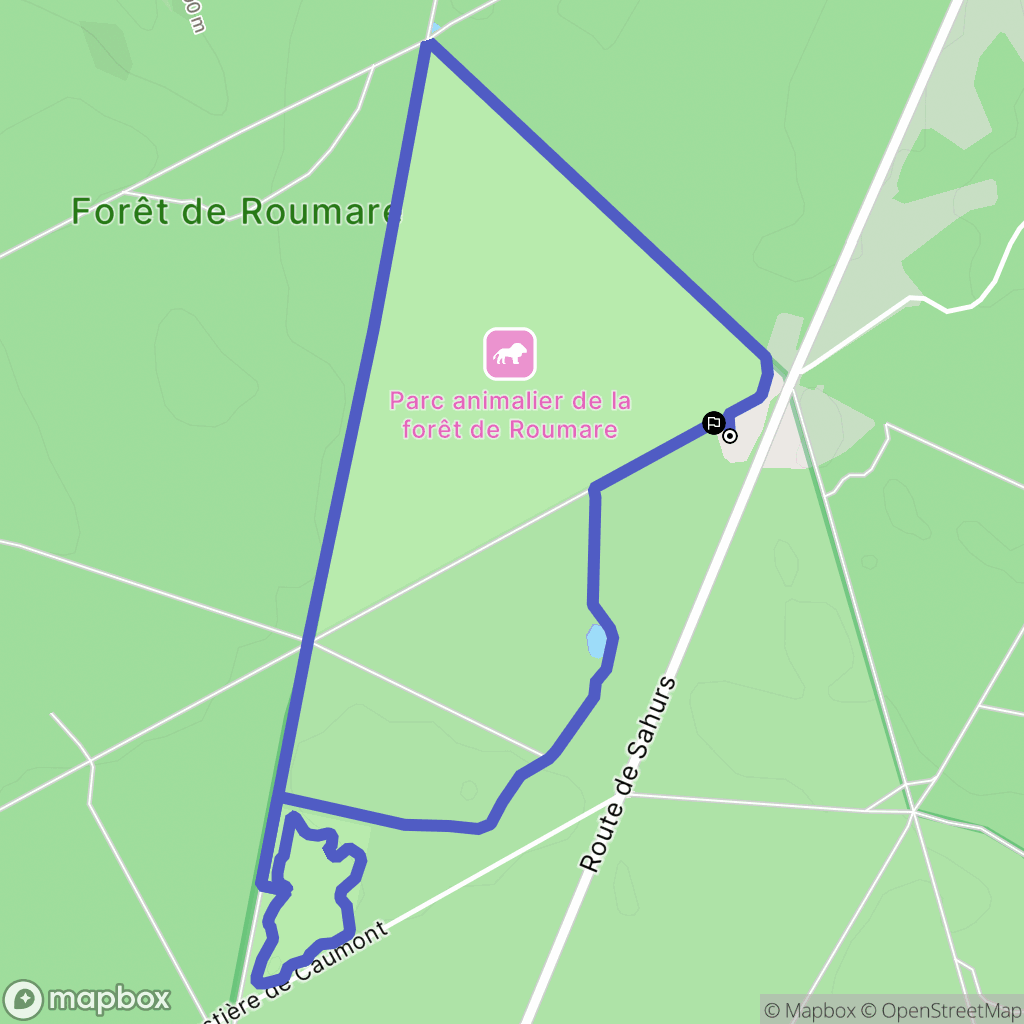 Val-de-la-Haye : carte du parcours de randonnée - France