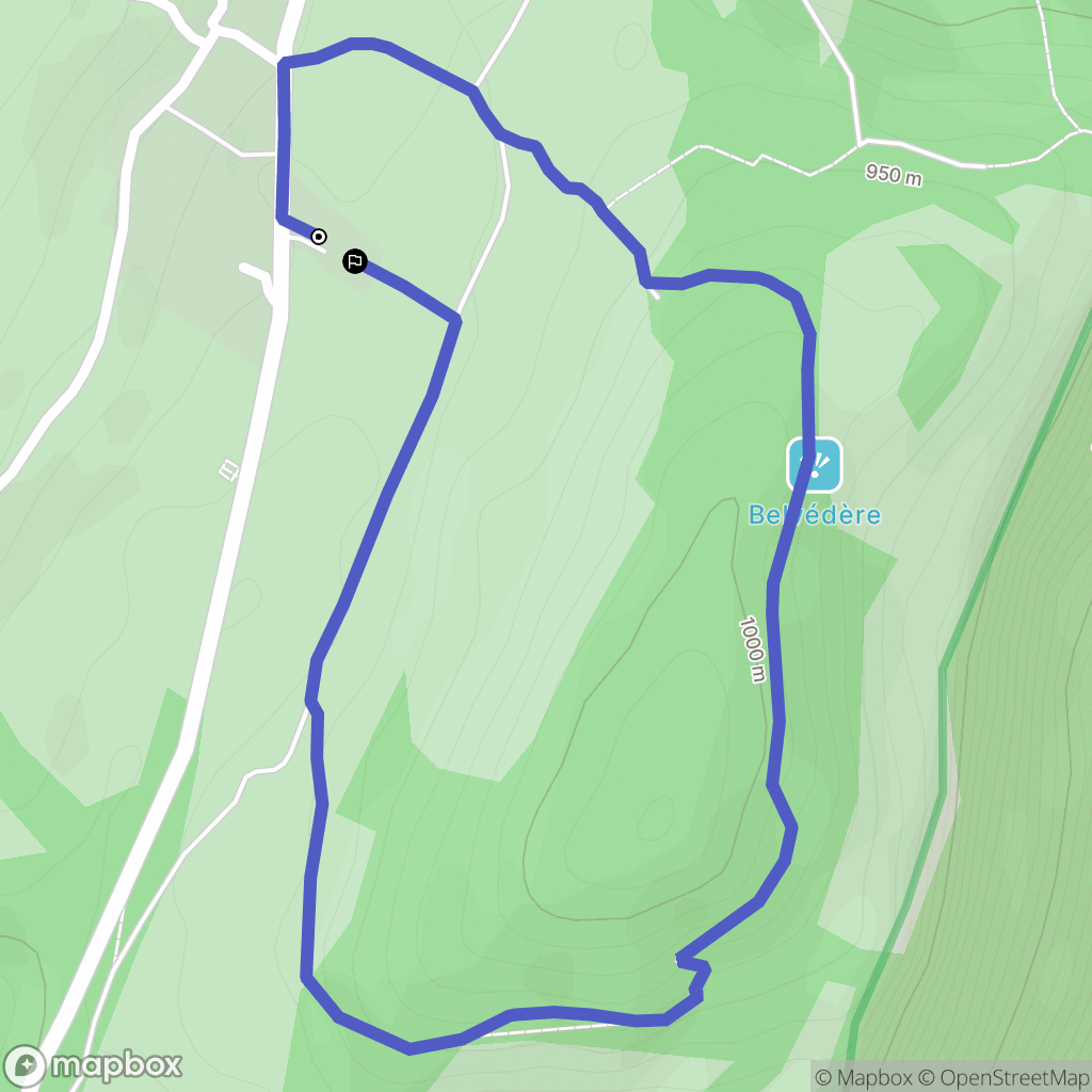 Sainte-Marie-du-Mont : carte du parcours de randonnée - France