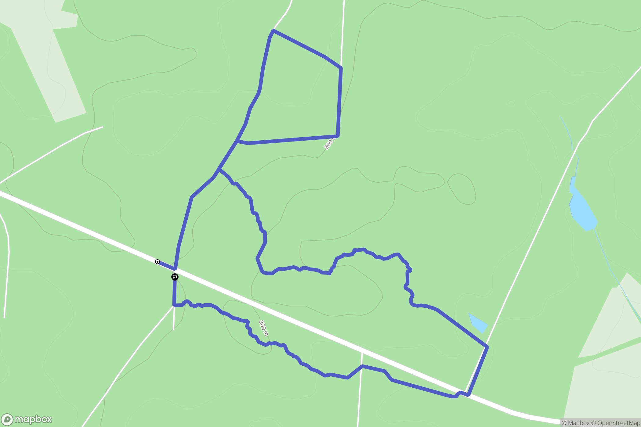 Kirschnaumen : carte du parcours de randonnée - France