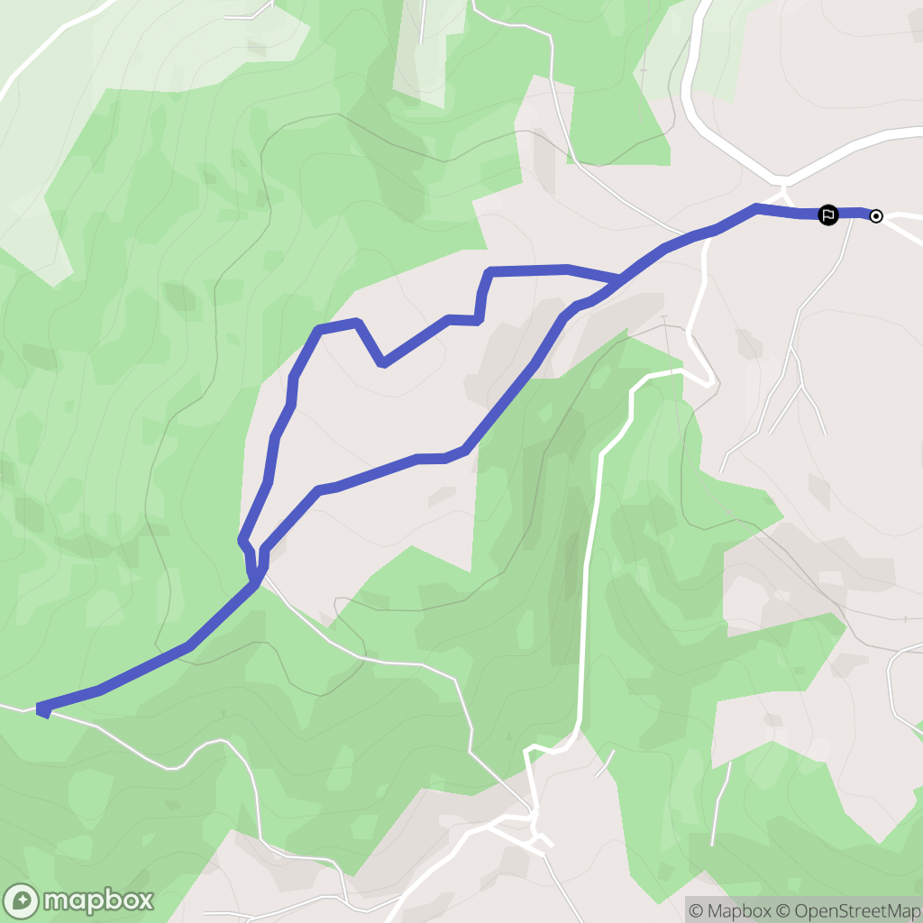 Saint-Arcons-d'Allier : carte du parcours de randonnée - France
