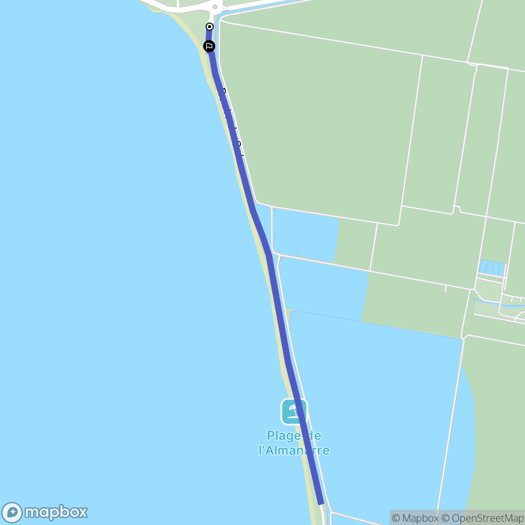 Hyères : carte du parcours de randonnée - France
