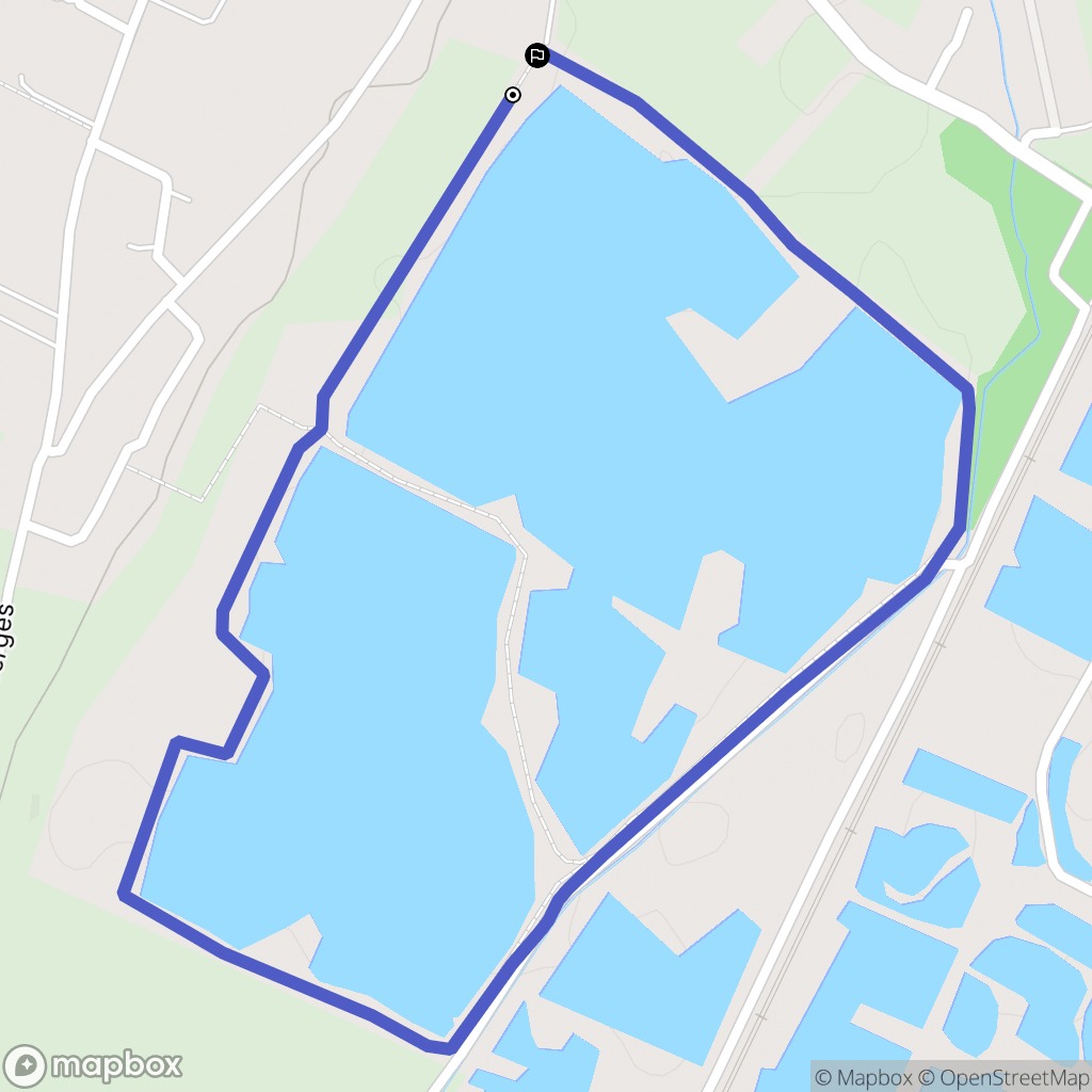 Lavernose-Lacasse : carte du parcours de randonnée - France