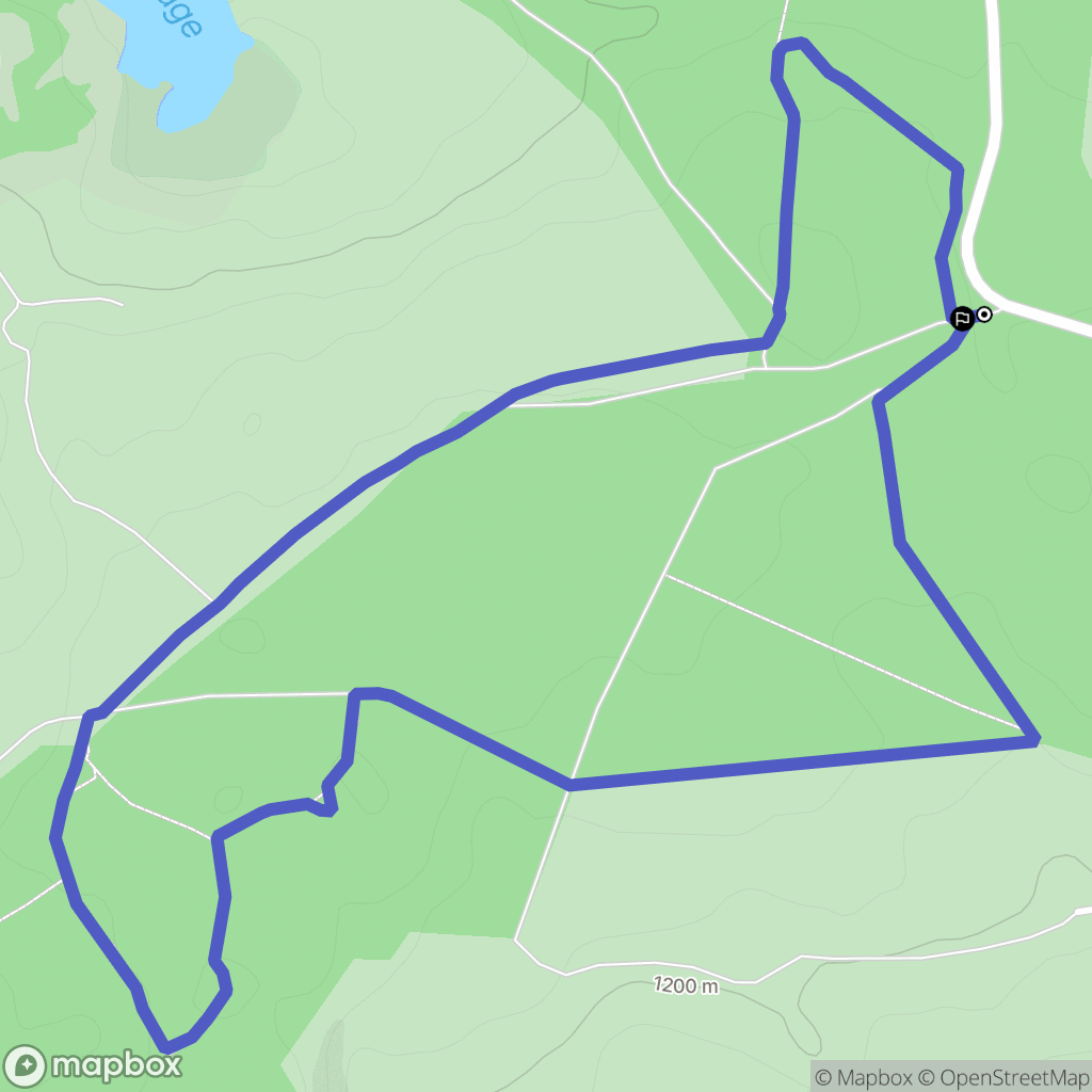 Neussargues en Pinatelle : carte du parcours de randonnée - France