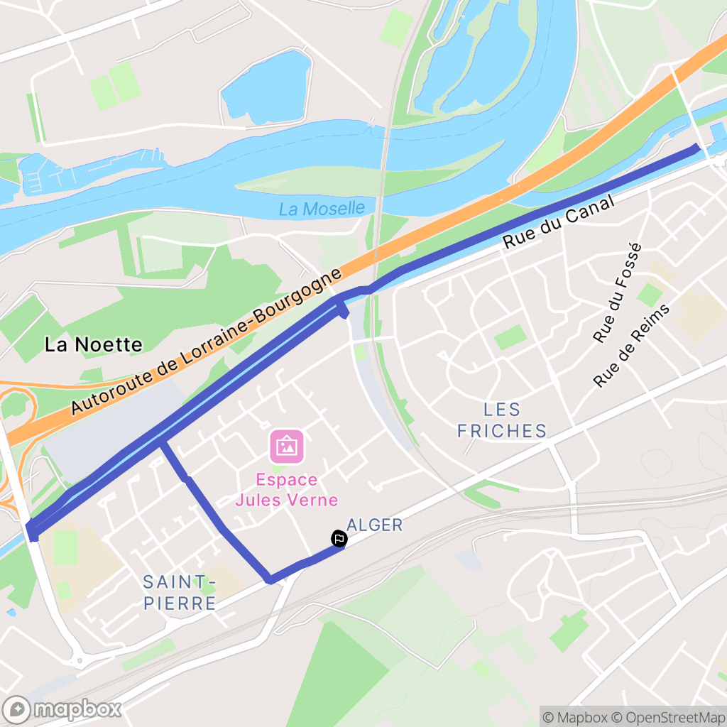 Moulins-lès-Metz: routekaart voor buitenactiviteiten - France