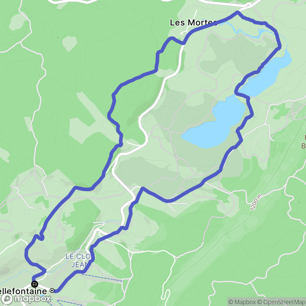 Bellefontaine: routekaart voor buitenactiviteiten - France