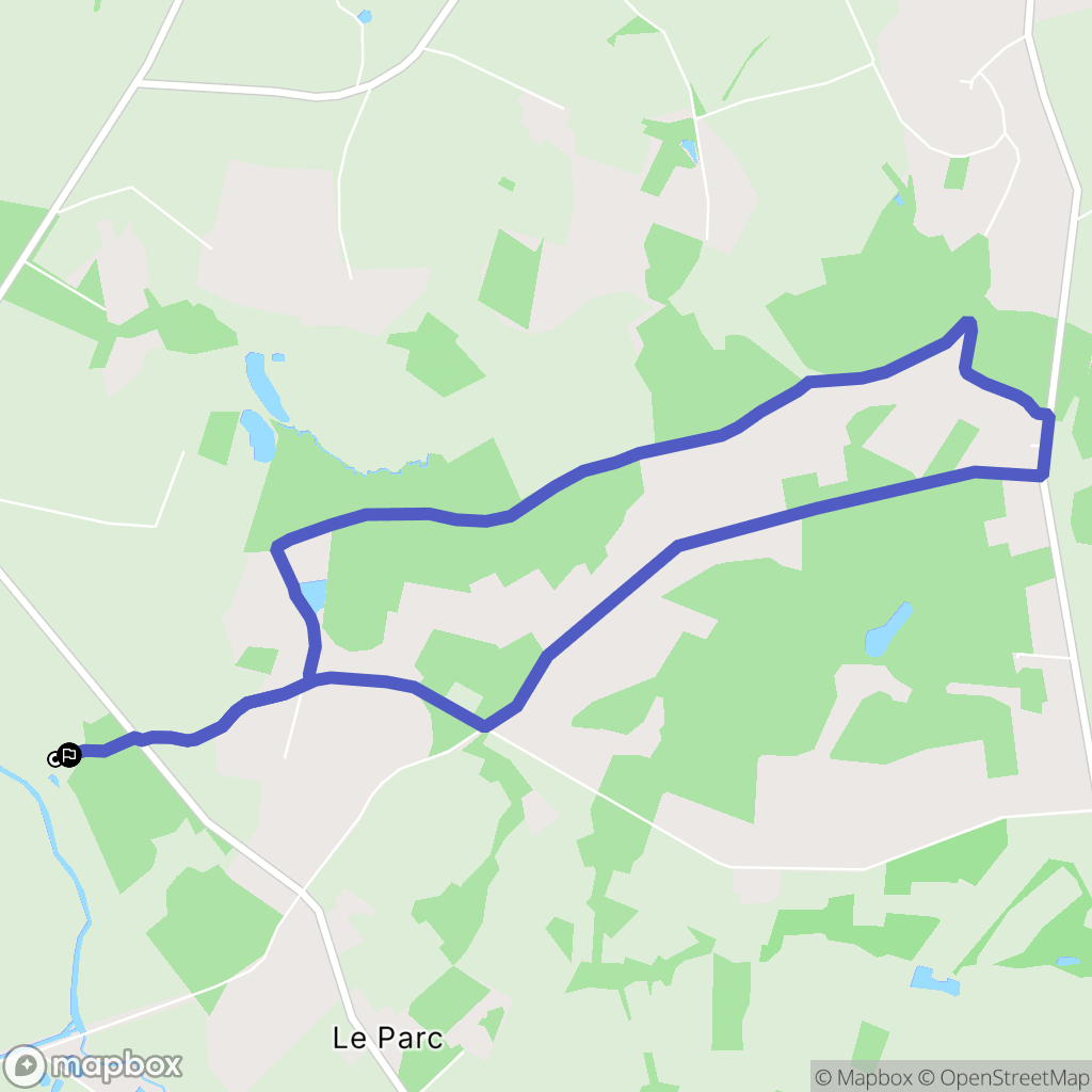 Machecoul-Saint-Même : carte du parcours de randonnée - France
