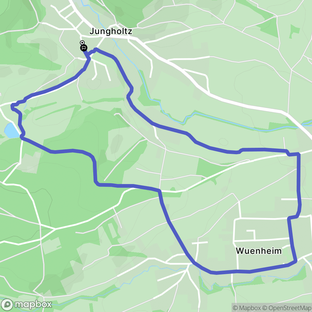 Jungholtz. : carte du parcours de randonnée - France