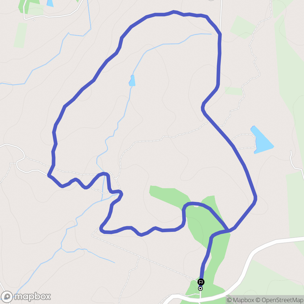 Le Muy : carte du parcours de randonnée - France