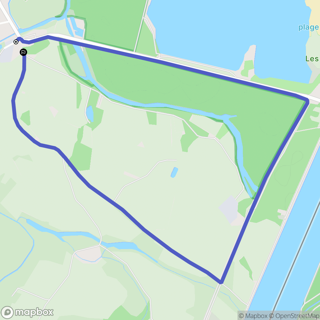 Seltz : carte du parcours de randonnée - France