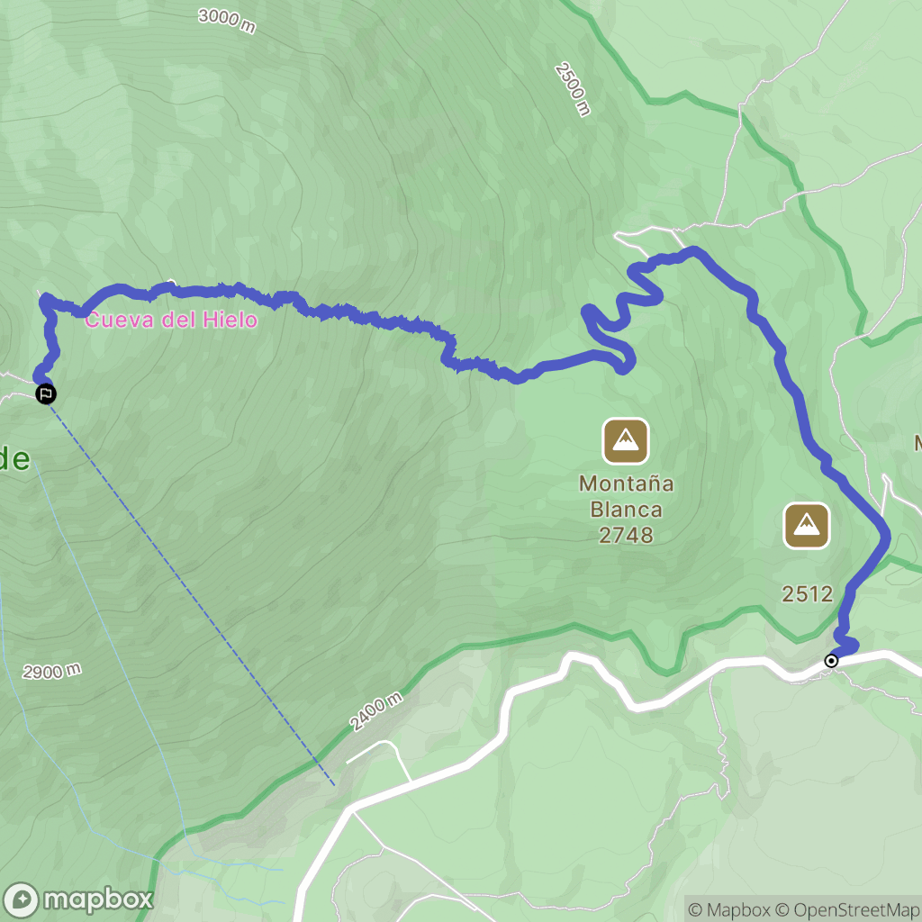 Paradores Cañadas del Teide : carte du parcours de randonnée - Spain