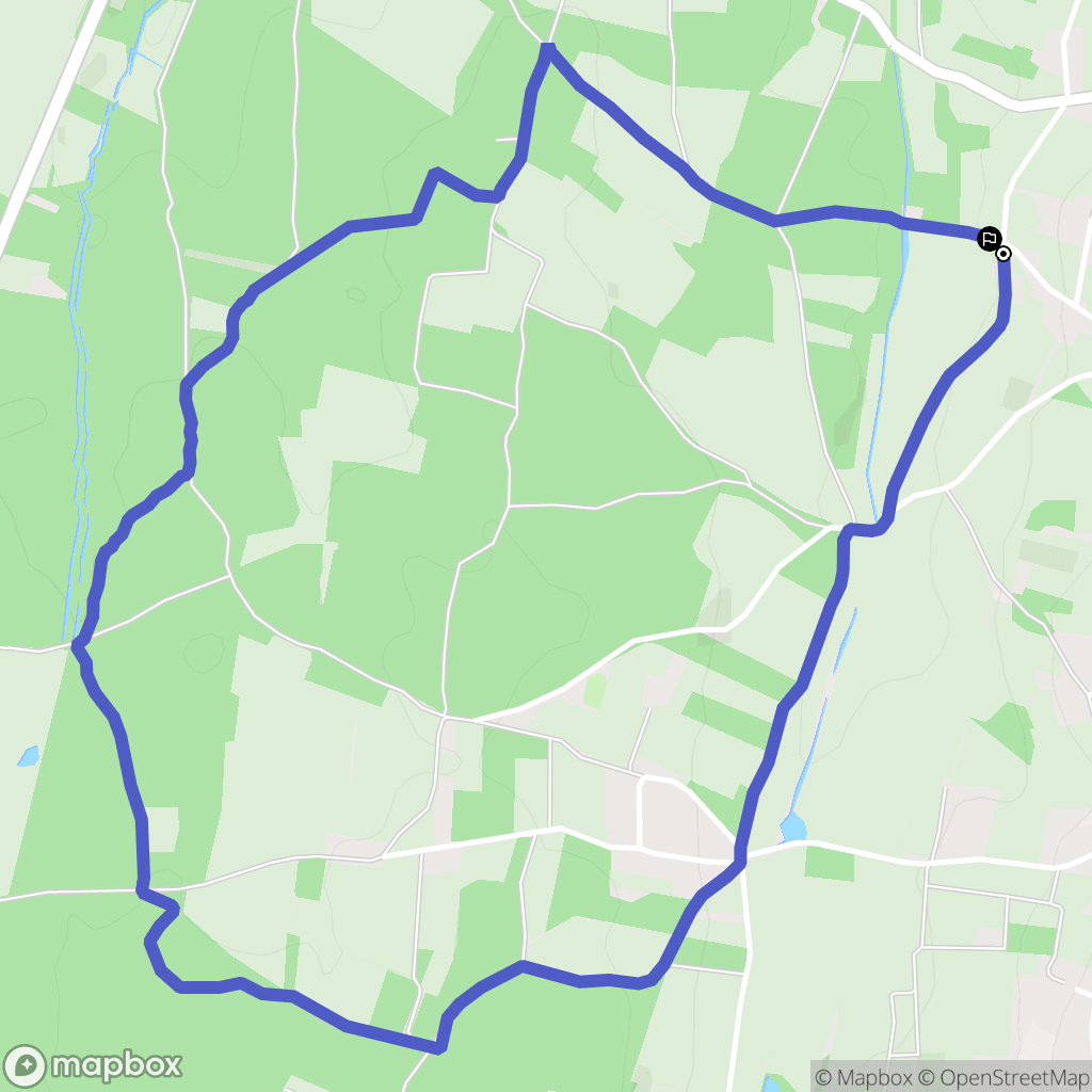 Anse : carte du parcours de randonnée - France